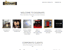 Tablet Screenshot of digisnaps.com